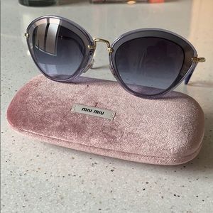 Miu miu sunglasses with case